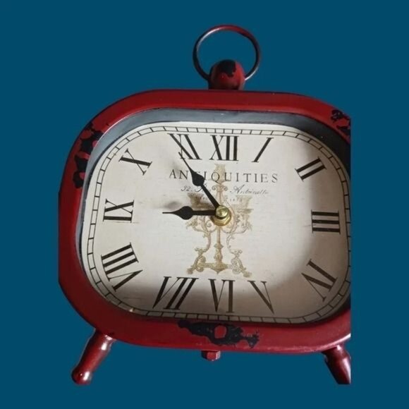 Quartz rustic analog metal tabletop copper color - Picture 8 of 8